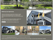 Tablet Screenshot of mckinneylaneapartments.com